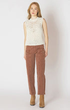 Load image into Gallery viewer, Patterned Pointelle Sweater Vest