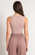 Load image into Gallery viewer, Ribbed Tank - Dusty Rose