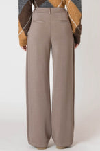 Load image into Gallery viewer, Wide Leg Knit Trouser - Dark Taupe