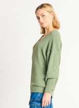Load image into Gallery viewer, SAGE ULTRA SOFT V-NECK SWEATER - Curvy