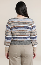 Load image into Gallery viewer, Melange Striped Cardigan