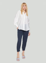 Load image into Gallery viewer, HIDDEN PLACKET FLOWY BLOUSE