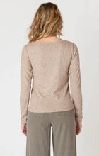 Load image into Gallery viewer, Boatneck Textured Top - Heather Taupe