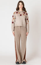 Load image into Gallery viewer, Crewneck Floral Applique Sweater - Floral Meadow