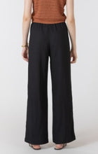 Load image into Gallery viewer, Elastic Waist Linen Pants - Black
