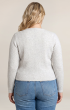 Load image into Gallery viewer, Bow Button Cropped Cardigan