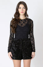 Load image into Gallery viewer, Stretch Lace Top - Black