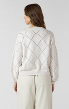 Load image into Gallery viewer, Embroidered Pointelle Cardigan