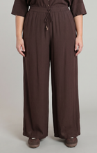 Load image into Gallery viewer, Flowy Wide Leg Pants - Dark Chocolate