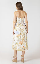 Load image into Gallery viewer, Smocked Detail Midi Dress - Vintage Garden