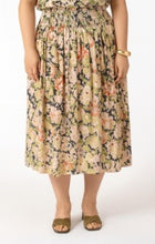 Load image into Gallery viewer, Smocked Waist Midi Skirt - Vintage Rose