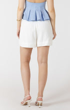 Load image into Gallery viewer, Smocked Waist Short - White
