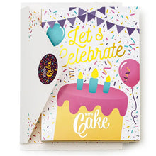 Load image into Gallery viewer, Let&#39;s Celebrate Cake Card - Vanilla Confetti