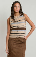 Load image into Gallery viewer, Stripe Sweater Vest
