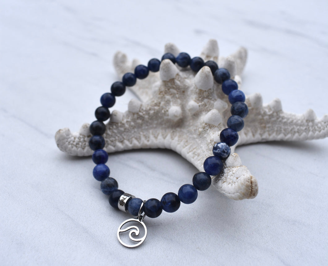 Vitamin Sea - Wave Charm Bracelet