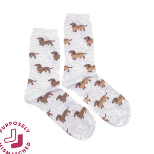 Women's Weiner Dog Socks - Friday Sock Co.