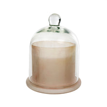 Load image into Gallery viewer, Large Frosted White Cloche Candle