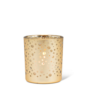 Gold Dotted Candle Holder - Small