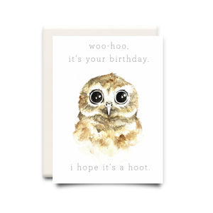 Hope It's A Hoot - Inkwell Cards