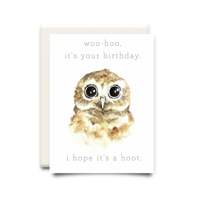 Hope It's A Hoot Birthday Card