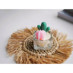 Cactus and Succulent Tea Light Candle