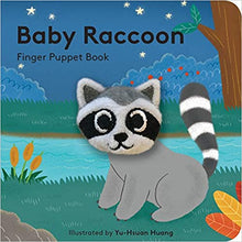Load image into Gallery viewer, Baby Raccoon: Finger Puppet Books