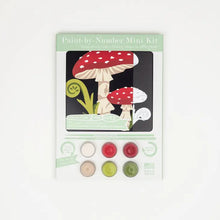 Load image into Gallery viewer, Mini Fly Agaric Mushrooms Paint-By-Numbers Kit