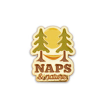 Load image into Gallery viewer, Naps &amp; Nature Enamel Pin