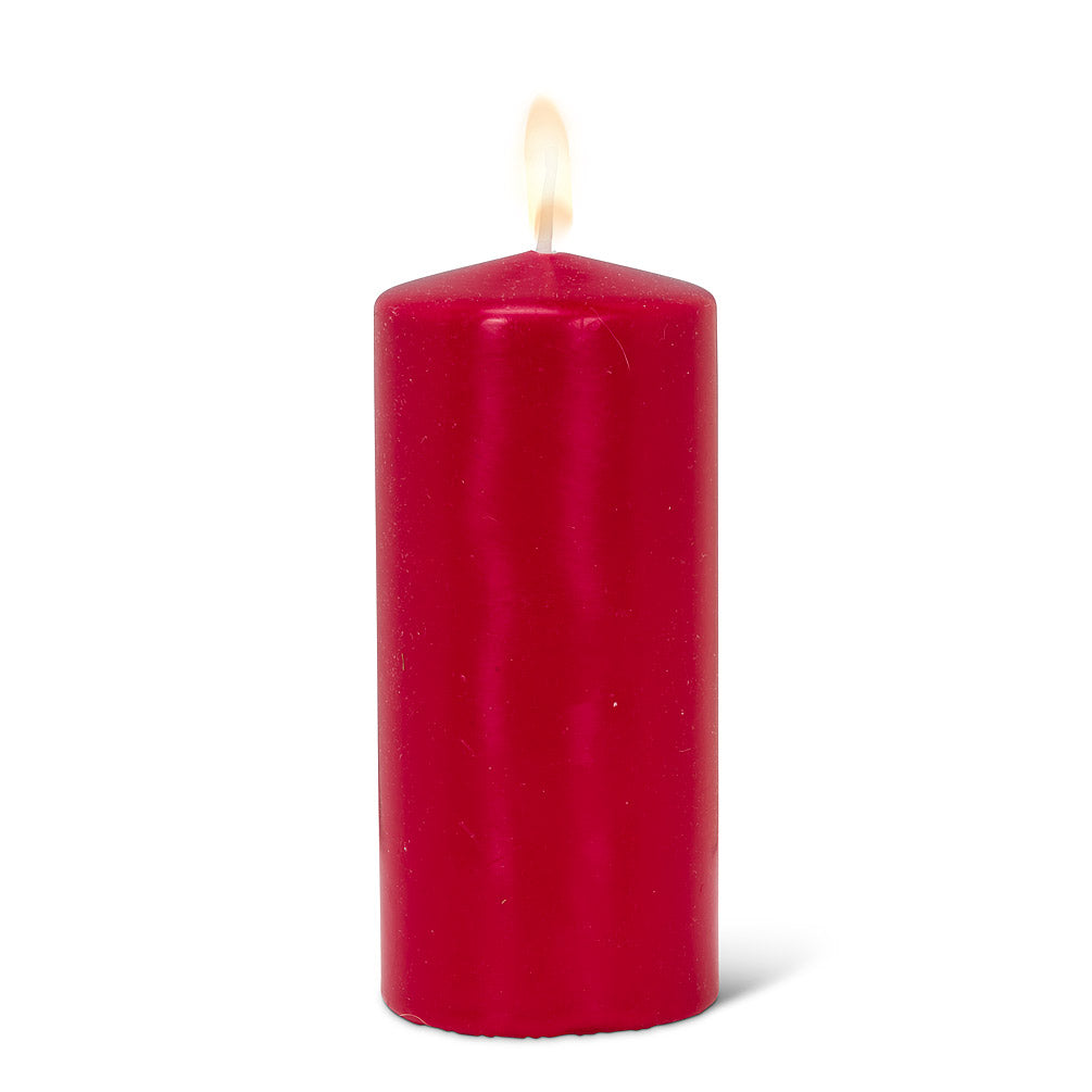 Large Slim Eco Candle Red-Candles