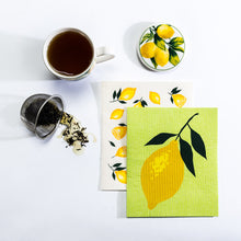 Load image into Gallery viewer, Lemon Dishcloths Set of 2