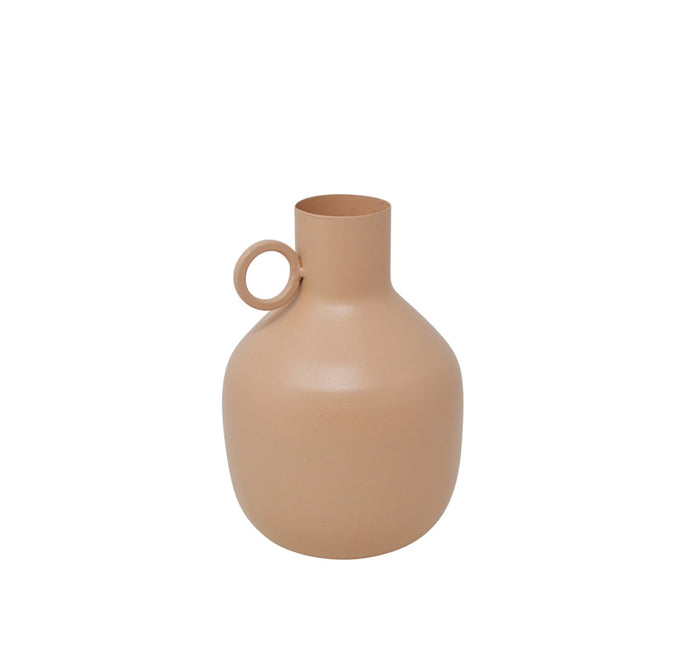 Taupe Handled Vase