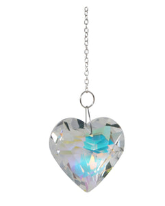 Prism Heart Hanging Suncatcher