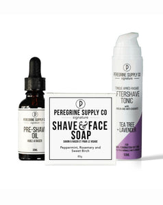 Assorted Peregrine Supply Co. Shave Boxes