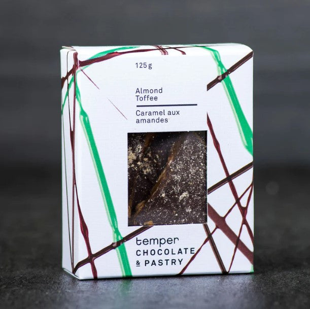 Chocolate Coated Almond Toffee- Temper Chocolate