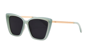 I-SEA Aloha Fox Polarized Sunglasses - Sage Green