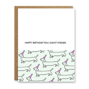 Giant Wiener - Boo To You Cards