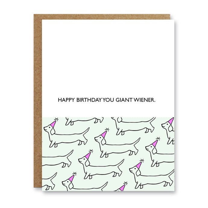 Giant Wiener - Boo To You Cards