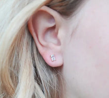 Load image into Gallery viewer, Crystal Baguette Stud Earrings - Oh So Lovely