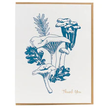 Card: Thank you Forest Foraging Series - Chanterelle Mushroom - Porchlight Press