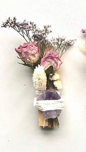 Assorted Floral & Crystal Palo Santo Bundles