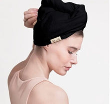 Load image into Gallery viewer, Eco-Friendly Hair Towel - Black - Kitsch
