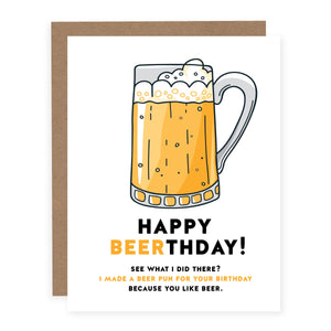 Happy Beerthday - Card