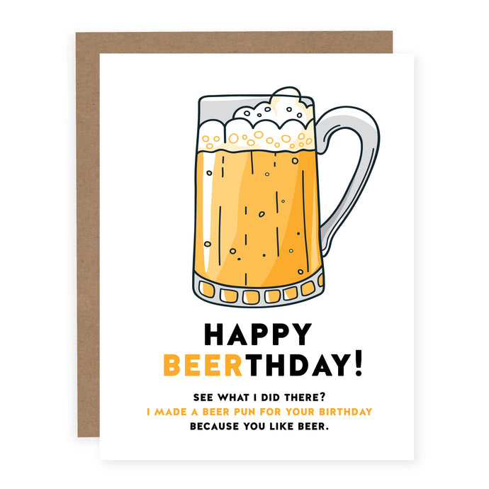 Happy Beerthday - Card