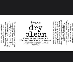 K'pure Dry Clean Rinse-Free Hand Cleanser Sanitizer