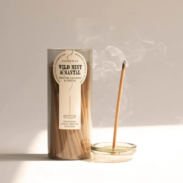 Haze Incense Sticks and Holder - Wild Mint & Santal