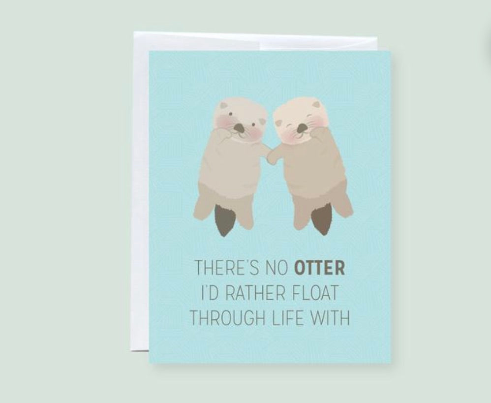 Otter Friendship Card