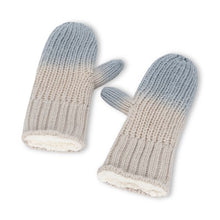 Load image into Gallery viewer, Dip Dye Mitten Gloves - Blue