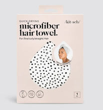 Load image into Gallery viewer, Quick Dry Microfiber Hair Towel - Microdot - Kitsch
