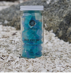 Aqua Beach Glass Soap - Sealuxe