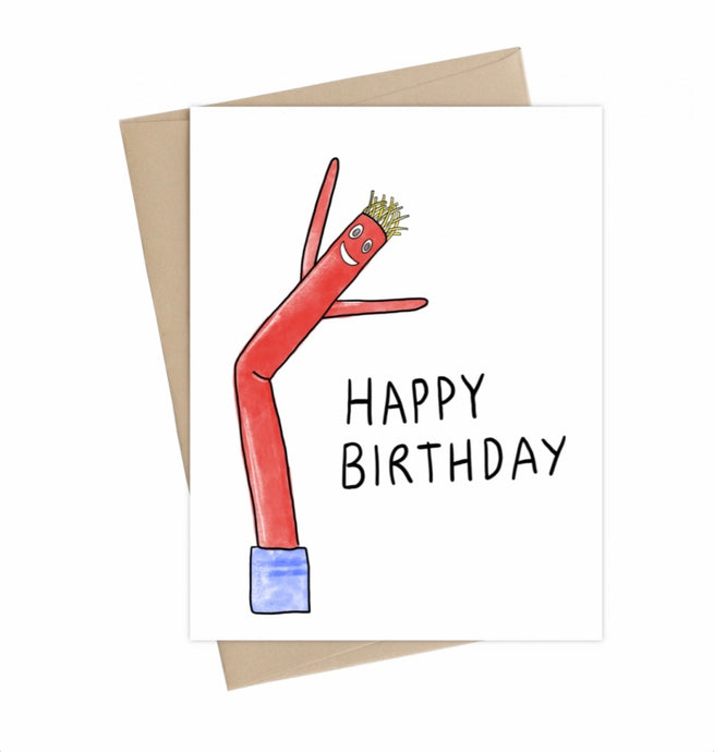 Happy Birthday Balloon Man -  Little May Papery Greeting Cards